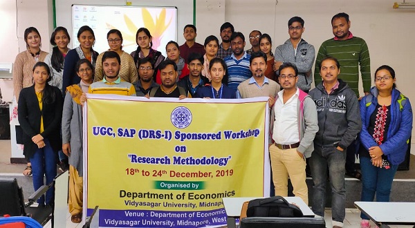 UGC (SAP, DRS-I) Sponsored Workshop in Research Methodology, 18th to 24th December 2019