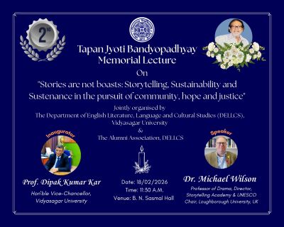 Tapan Jyoti Bandyopadhyay Memorial Lecture