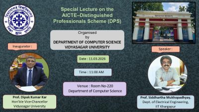 Special Lecture on the AICTE-Distinguished Professionals Scheme (DPS)
