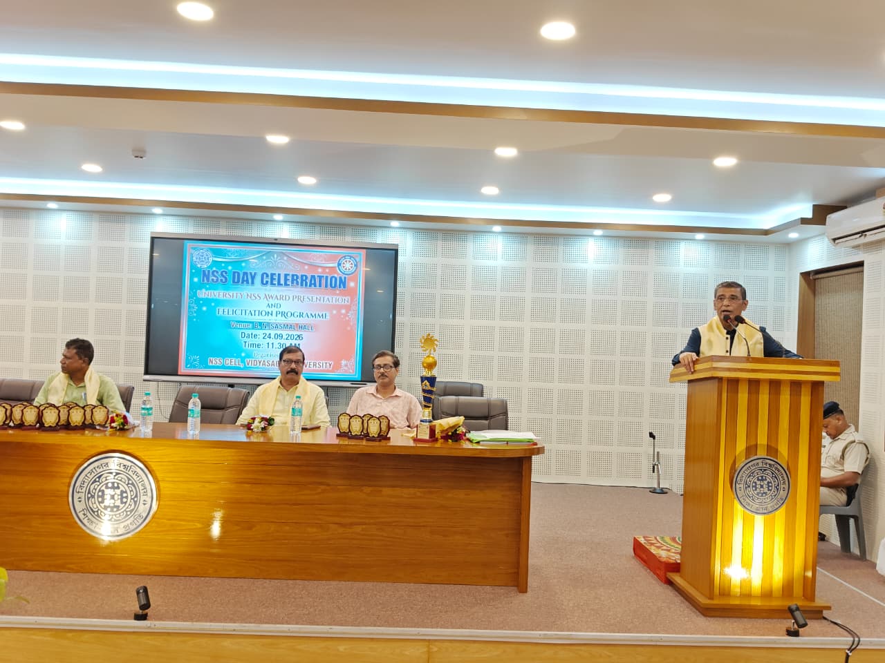 NSS Day Celebrated at Vidyasagar University with Award Distribution and Felicitation 2026