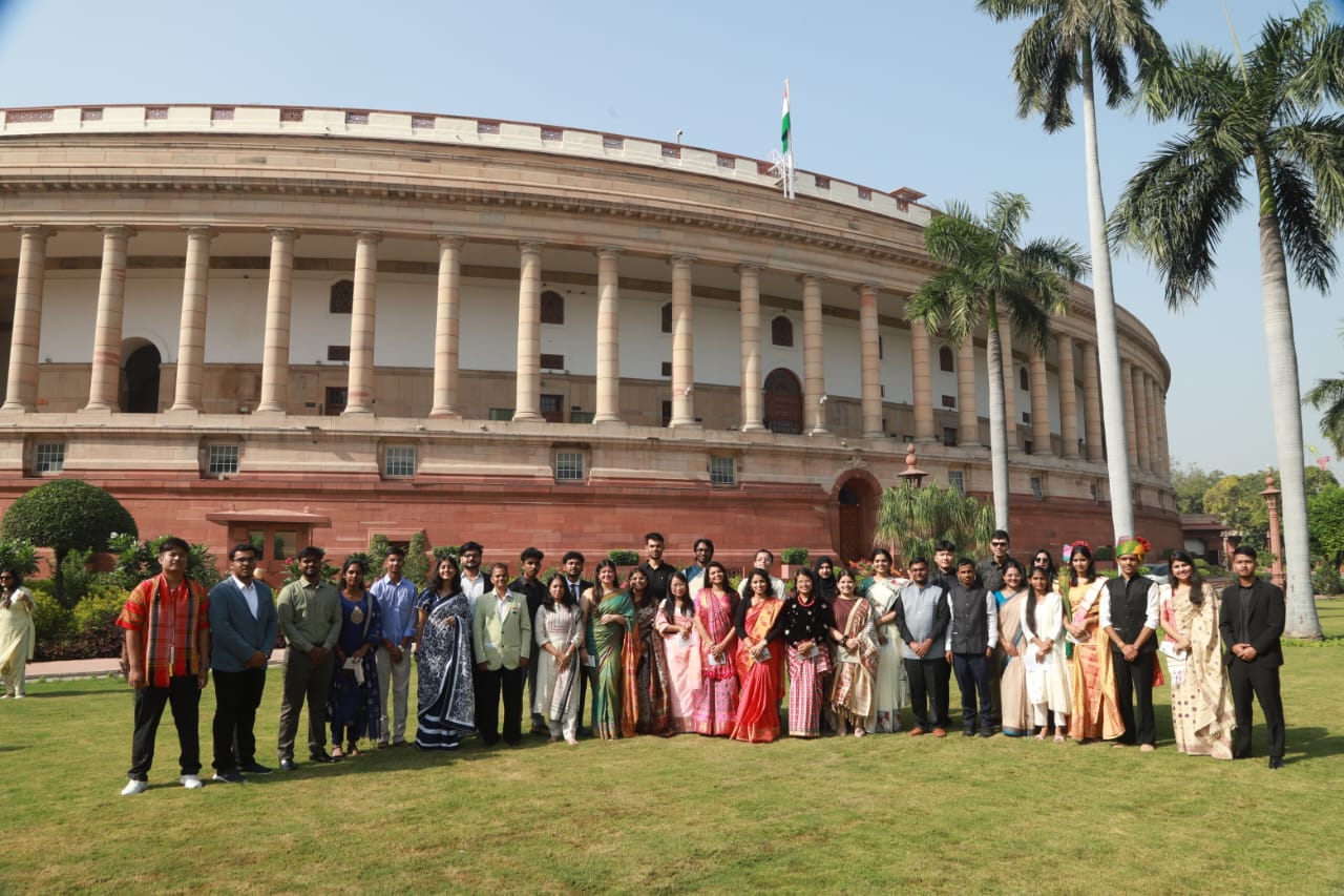 Vidyasagar University Student Participates in ‘Know Your Leader’ Programme at Parliament