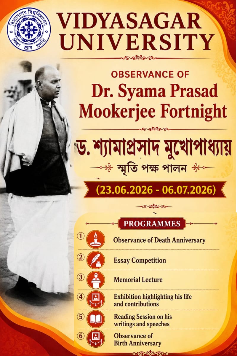 Observance of Syama Prasad Mookerjee Fortnight